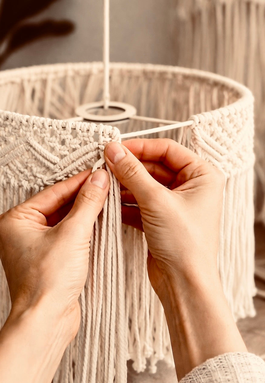 Journée macramé - maak je eigen boho lamp