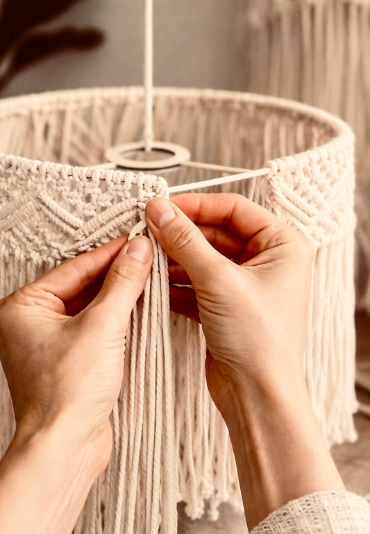 Journée macramé - maak je eigen boho lamp