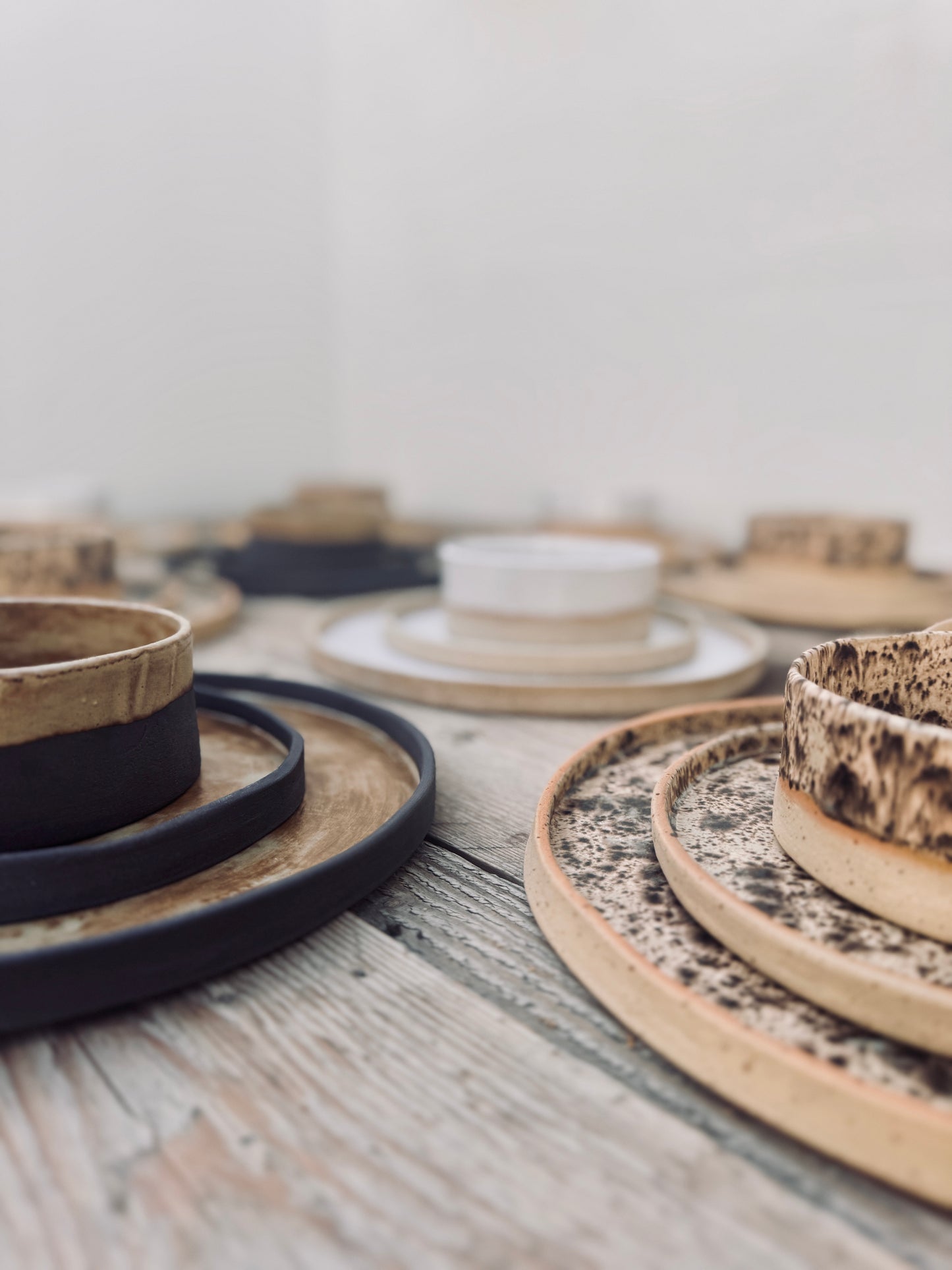 12-delig servies "zonder draaischijf"- 4 lessen